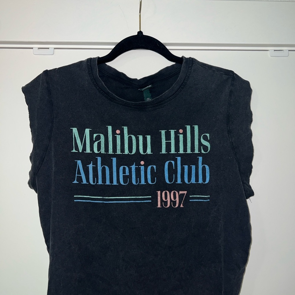 Wild Fable Black and Green Short Sleeve Muscle Tee, size XXL